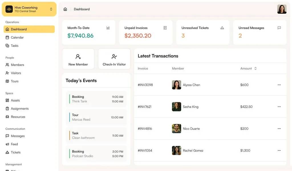 Deskie coworking space management platform (1 of 6)